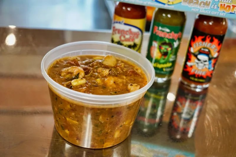 1 Quart Frenchy's seafood gumbo