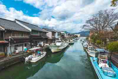 Japanese fishing village in Yoshiwara Irie, Maizuru shi