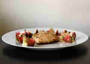 fish and tomato slad